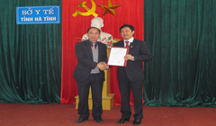 Hà Tĩnh: Bổ nhiệm mới giám đốc Sở Y tế